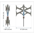 thumbnail image 4 of BAL 28012 X-Chock Pair Wheel Stabilizer Tire Chock Dual Tandem Axle Shaped Camping RV Travel Trailer 5th Fifth Wheel Camper 2-Pack - 28012 Norco Industries, 4 of 6