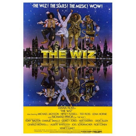 Pop Culture Graphics MOVAF1267 The Wiz Movie Poster Print, 27 x 40