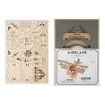 thumbnail image 7 of Hands Craft 3 Pieces 3D Modern Wooden Puzzle Airplane, 7 of 7