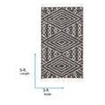 thumbnail image 4 of Livabliss Area Rugs for Living Room, 3x5 Bedouin Global Black Rug, Bedroom Dining Room Home Decor Stain Resistant Carpet (3' x 5'), 4 of 8