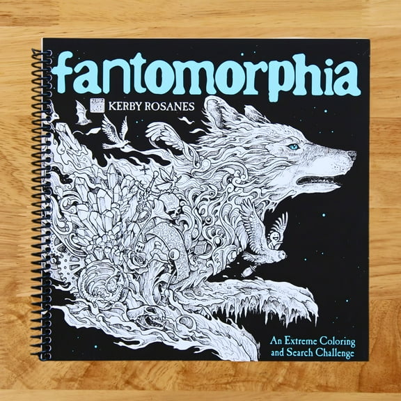 Kerby Rosanes: Fantomorphia: An Extreme Coloring and Search Challenge, 48 pages (Paperback)
