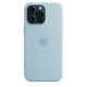 thumbnail image 2 of Funda de silicona para iPhone 15 Pro Max con carga inalámbrica MagSafe de 6.7" (azul claro), 2 of 8