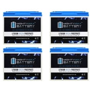 12V 35AH U1 Lithium Replacement Battery compatible with Yard Pro HDC 12538 - 4 Pack