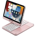 thumbnail image 1 of iPad Mini 6 Magnetic Case with Keyboard 8.3 inch 6th Generation 360 Rotatable Touchpad Backlit Keyboard Slim Protective Cover Folio Trackpad Backlight Wireless Keyboard, 1 of 7