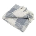 thumbnail image 6 of Fennco Styles Cozy Faux Mohair Plaid Fringed Throw Blanket, 6 of 27