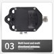 thumbnail image 3 of Mini Balun, 1:64 4 Bandas 8 Bandas 1-30MHz Parte Balun Para FT8 FM AM FSK, 3 of 7