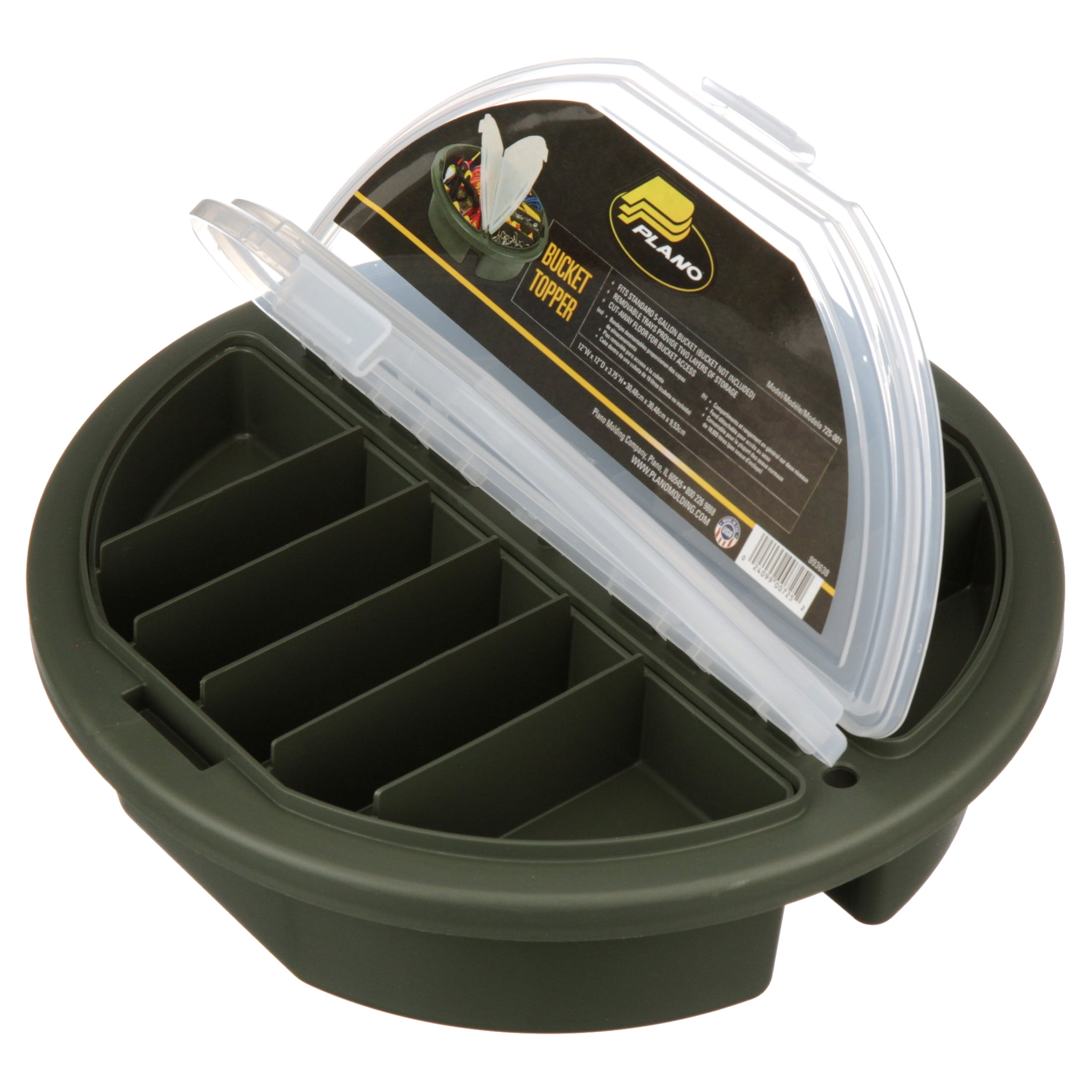 Plano Bucket Topper Bait Storage 5 gal Bucket Walmart