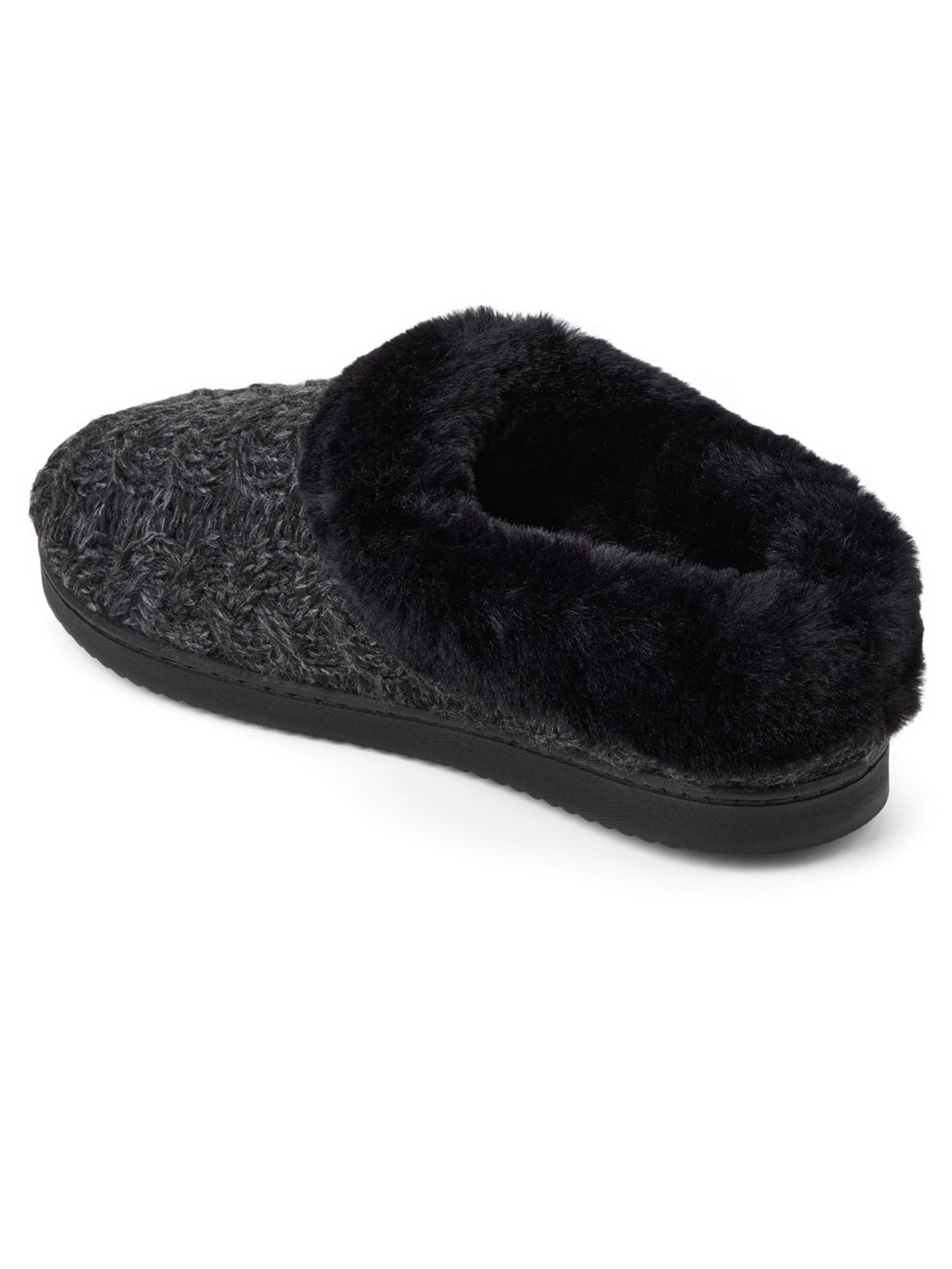 Dearfoams Women’s Cozy Comfort Knit Clog Slippers