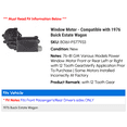 thumbnail image 2 of Window Motor - Compatible with 1976 Buick Estate Wagon, 2 of 2