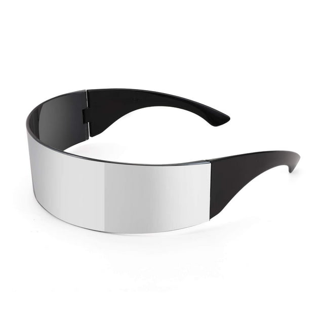 Gafas de sol FEISEDY 80s Futuristic Cyclops Cyber Visor UV400