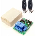 thumbnail image 1 of DieseRC Wireless Remote Switch 433 MHz, 2 Channel AC 220V with Relay Receiver and 2 Remote Controls for Garage Door, Roller Shutter, Lights, Pumps, 1 of 5