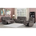 thumbnail image 4 of Bogata Recliner Sofa, 3-Piece Motion Set with removable backs,Pocketed Coils in Each Seat, for Bedroom/Living Room, Brown, 4 of 4