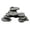 Gray, variant on Happy date Aquarium Landscape Cobblestone Stacked Stones for Cichlid Fish Hiding Betta Hideout Tank Decoration