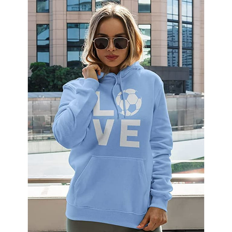 Soccer hoodies for women new arrivals