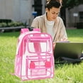 thumbnail image 2 of Summer Special Savings Office Tools!Kyusrd Heavy Duty Clear Backpack Stadium Security Approved Mini Gym Drawstring Bag, 2 of 8