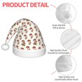 thumbnail image 6 of Cauagu Mushroom Pattern Christmas Hat for Kids,Xmas Holiday Hat Santa Hat for Boys & Girls Festive Headwear Accessories for Christmas/New Year/Holiday, 6 of 6