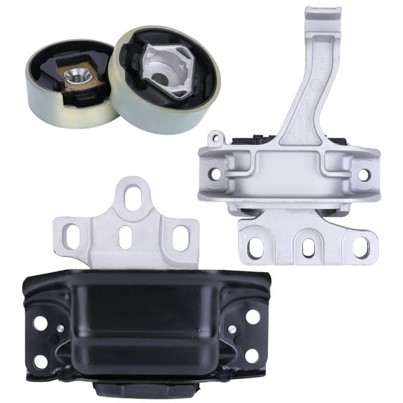 Molaner 3Pcs Engine Motor and Transmission Mount Compatible for Volkswagen Tiguan 2018-2023 2.0L Replace 3Q0-199-262-C, 5Q0-198-037-A, 5QA-199-555-AM