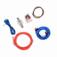 thumbnail image 2 of Kit de repuesto de cables de aleación de zinc para amplificador de potencia de coche de 10 GA, subwoofer y altavoces de audio., 2 of 14