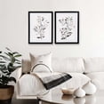 thumbnail image 2 of ArtbyHannah 2 Pack 12x16 Botanical Framed Wall Art Set with Ruscus Plant Leaf Floating Prints for Wall Decorations, 2 of 7