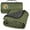 Olive Green/Grey Fleece, variant on Sun Cube 60" x 80" Outdoor Picnic Blanket