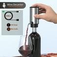thumbnail image 7 of Vinflow Electric Wine Aerator decanter,Rechargeable electric&nbsp;wine&nbsp;decanter with Pourer,Measured Wine Aerator Pourer Spout with Base & Hold-to-Pour Modes for Wine Lovers, 7 of 7