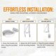 thumbnail image 2 of Aluminum Alloy Router Wall Mount Bracket for Deco BE75/BE85/BE95/BE17000 Whole Home Mesh WiFi 7 wit, 2 of 5