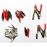 28 Piece Electronic Insulated Alligator Clip Leads Tool Alligater Set