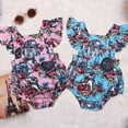 thumbnail image 1 of Combinaison à Imprimé Floral pour Nouveau-Née Fille, Barboteuse, Tenue, Tenue de Soleil, Vêtements, 1 of 5
