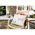 thumbnail image 3 of Creative Co-Op Woven Cotton Slub Pillow with Tassels, Russet, 3 of 8