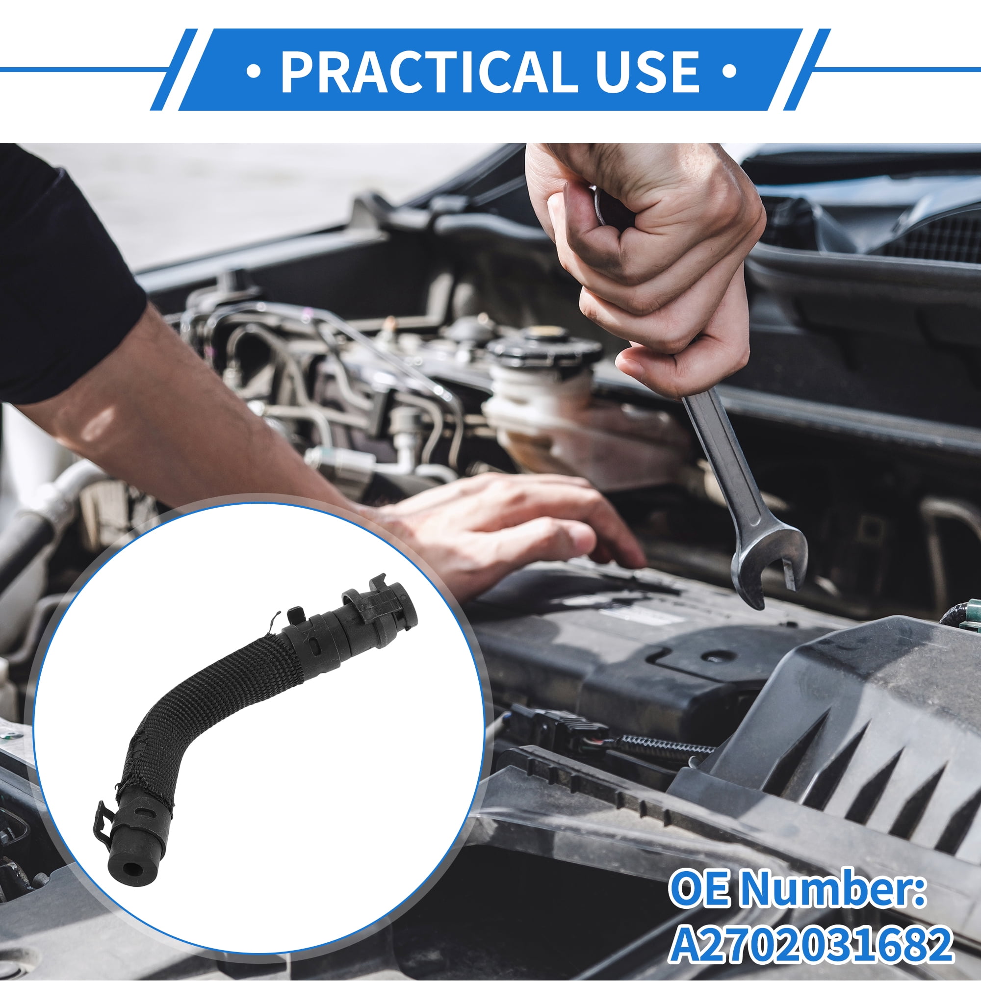 Unique Bargains Radiators Coolant Hose for Mercedes-Benz GLA250 CLA250 2.0L 2015-2018