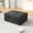 Gray, variant on 118" Curved Modular Cloud Couch, L-Shape Chaise Sectional Sofa with Plush Deep Seat, Soft Corduroy Upholstered Boneless Sofa for Living Room, No Assembly Needed, Black