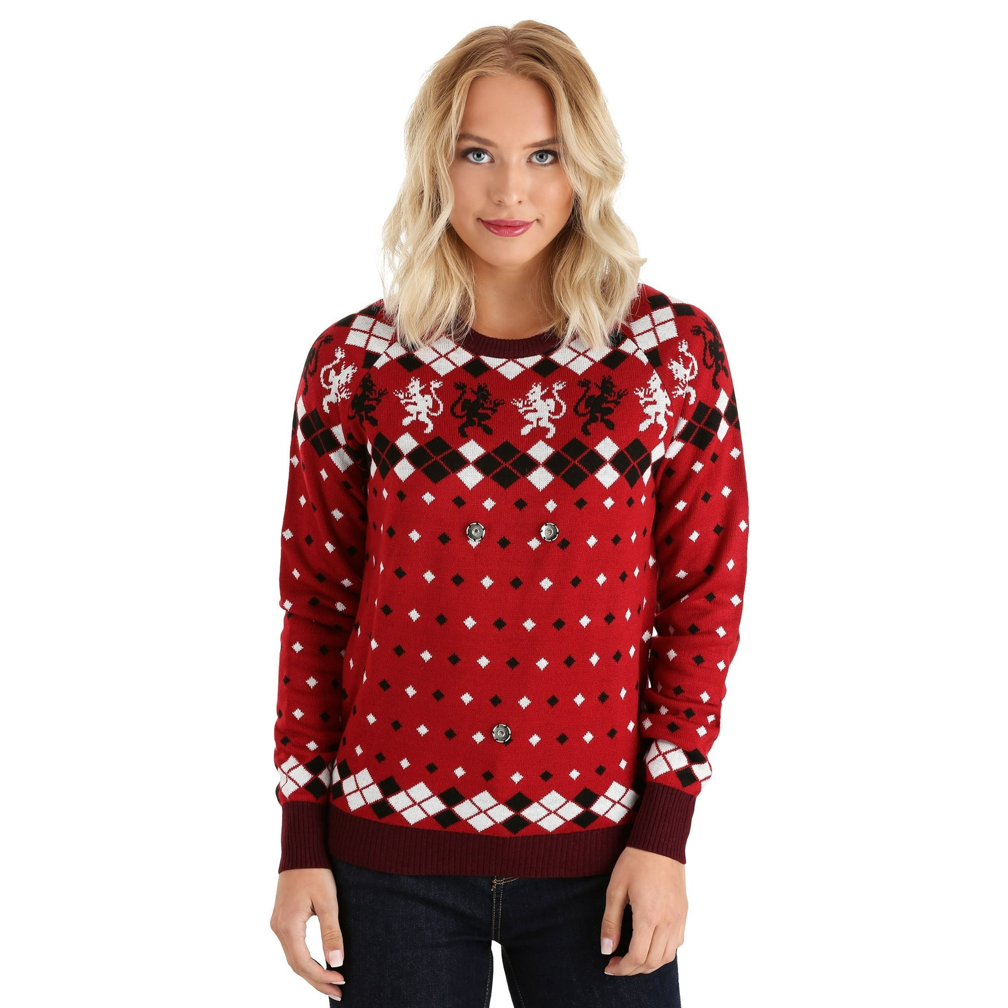 Krampus knit ugly christmas sweater best sale