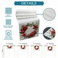 thumbnail image 7 of Table Runner Red Rose Wreath Table Decoration for Kitchen Dinning Watercolor Flowers Table Decoration for Indoor Outdoor Party Wedding Decor 13x90 Inch, 7 of 7