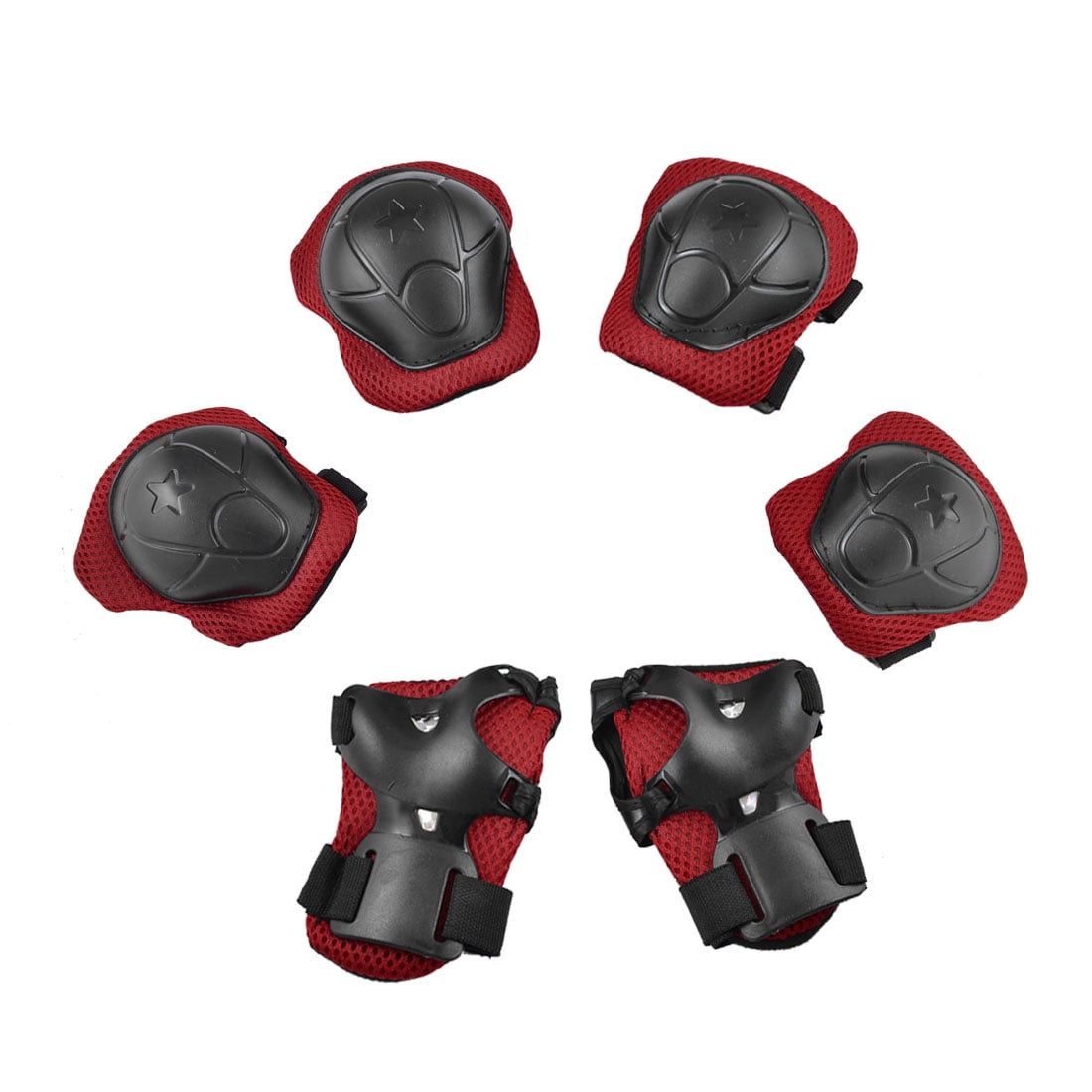 Children Extreme Sport Protective Gear Wrist Support Guard Elbow Knee Pads Set by Unique-Bargains