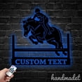 thumbnail image 2 of Handmadetneonsign Equestrian Metal Wall Art, Ride Horse Metal Sign Wall Decor, Horse Metal Decor, 2 of 5