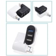 thumbnail image 3 of fastboy 3-Port USB Hub USB3.0 Splitter Laptops Docking Station Extender Computer PC Mouse Phone Charging Transmission Adapter Office Black Plastic Case, 3 of 8