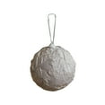 thumbnail image 2 of Arghm Fabric Christmas Ornament Tree Window Hanging Decor,Mesh Foam Ball,Festive Decorative Sphere 3.14 Inch, 2 of 6
