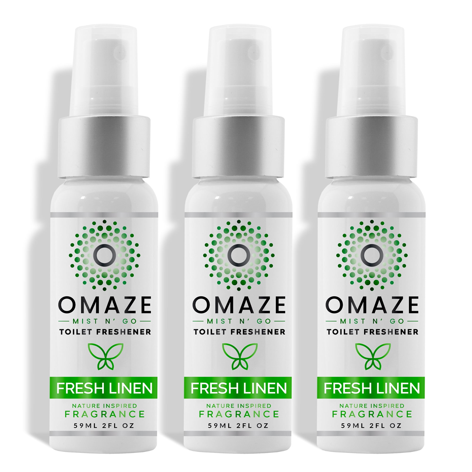 MIST N' GO By OMAZE Refresh Toilet Spray | Bathroom Spray Odor Eliminator | Toilet Smell ...