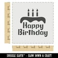 thumbnail image 2 of Happy Birthday with Cake DIY Cookie Wall Craft Stencil - 5.5 Inch, 2 of 5
