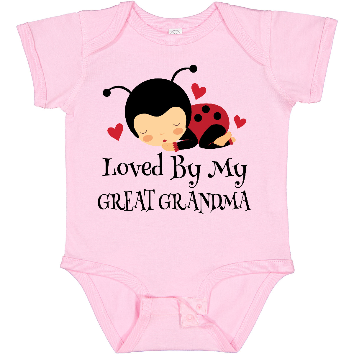 Inktastic Loved by My Great Grandma Girls Baby Bodysuit