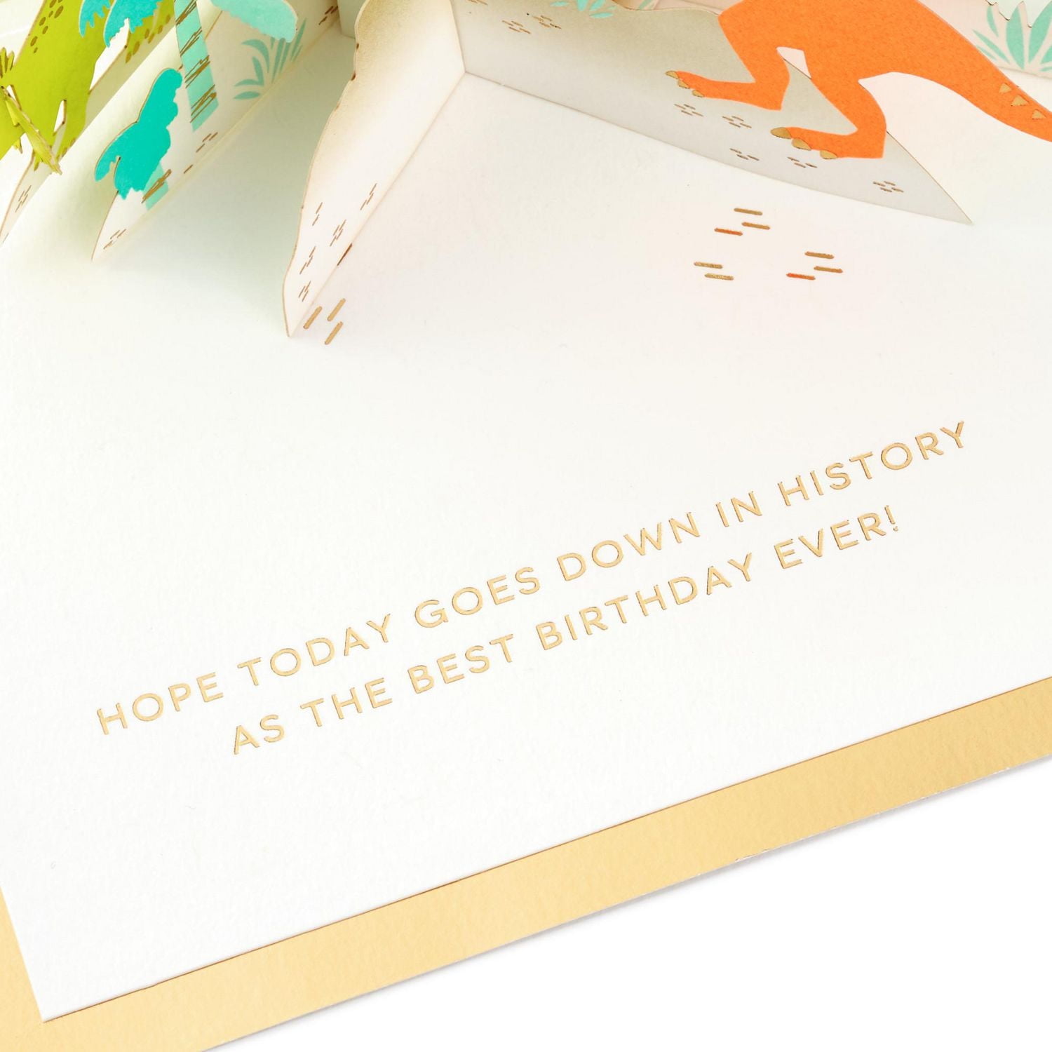 Hallmark Signature Paper Wonder Pop Up Birthday Card (Dinosaurs)