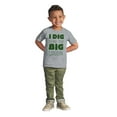 thumbnail image 3 of Dig Being Big Cousin Family Little Toddler Boy Girl T Shirt Infant Toddler Brisco Brands 18M, 3 of 6