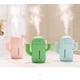 thumbnail image 3 of USB Cactus Air Humidifier 340ml Mini Humidifier with LED Light Portable Convenient for Home Bedroom Office Car Travel Yoga(Green), 3 of 4