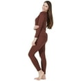 thumbnail image 4 of Thermal Underwear Set for Women Long Johns Set with Fleece Lined, 4 of 7