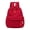 Red, variant on Casual Mini Backpak for Women and Men Multiple Pockets Corduroy Daypack Outdoor Backpacks College Schoolbags for Travel Brown