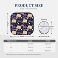 thumbnail image 3 of Fotbe Lavender Flowers 2-Piece Car Windshield Sun Shade | Sun Blocker for Car Windshield | Foldable Automotive Interior Accessories for Sun Protection-Medium, 3 of 7