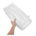 thumbnail image 2 of PVC Inflatable Boat Seat Cushion Comfortable White Fishing Seats Portable Canoe Pad ,Easy to Install, 2 of 6