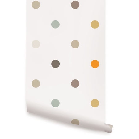 Polka Dot Peel and Stick Vinyl Wallpaper