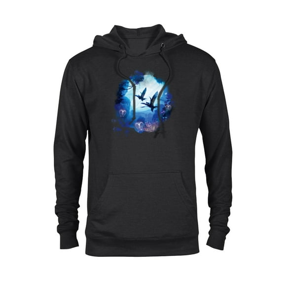 Avatar: The Way of Water Banshee Na’vi Night Flight - Pullover Hoodie for Adults - Customized-Black