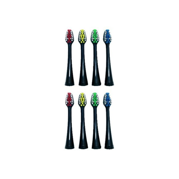 PURSONIC - Replacement brush head - for toothbrush (pack of 8) - for Pursonic S452BR, S452BZ